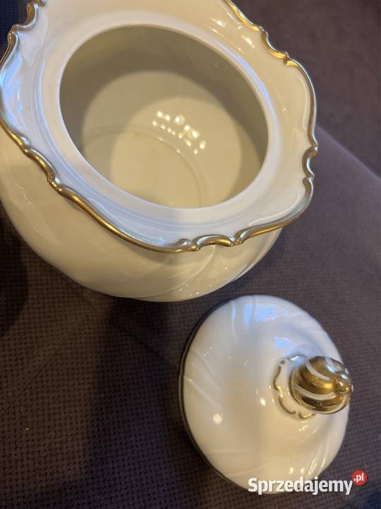 Stary serwis porcelanowy antyk sygnowany Zabrze