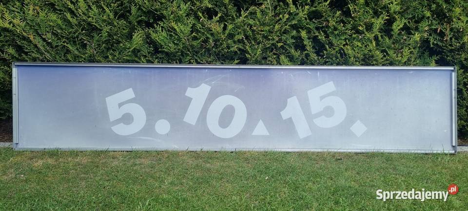 Kaseton reklamowy podświetlany ścienny na Bolesławiec