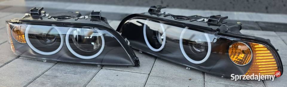 Reflektory bMW E39 LIFT BI LED ringi cotton Kielcza