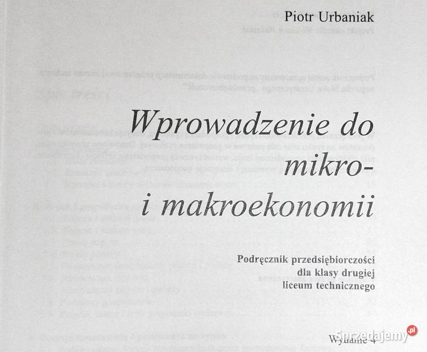 Wprowadzenie do mikro i makroekonomii Piotr Chełm