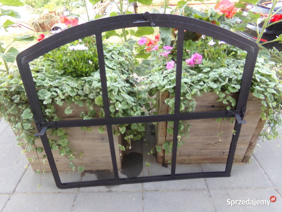 Stare okno loft retro lustro grill ogrodzenie Ełk sprzedam