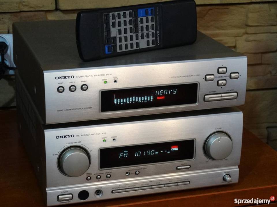 Amplituner Onkyo z korektorem pilot mocny Jasło