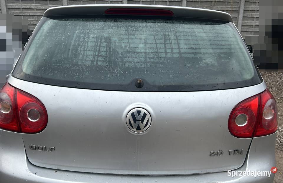 klapa bagażnika kompletna vw golf V osobowe świętokrzyskie Psary-Kąty