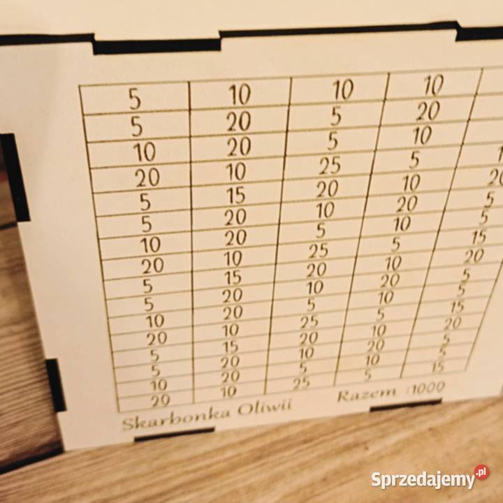 Skarbonka Black Pink z personalizacją ręcznie Kraków