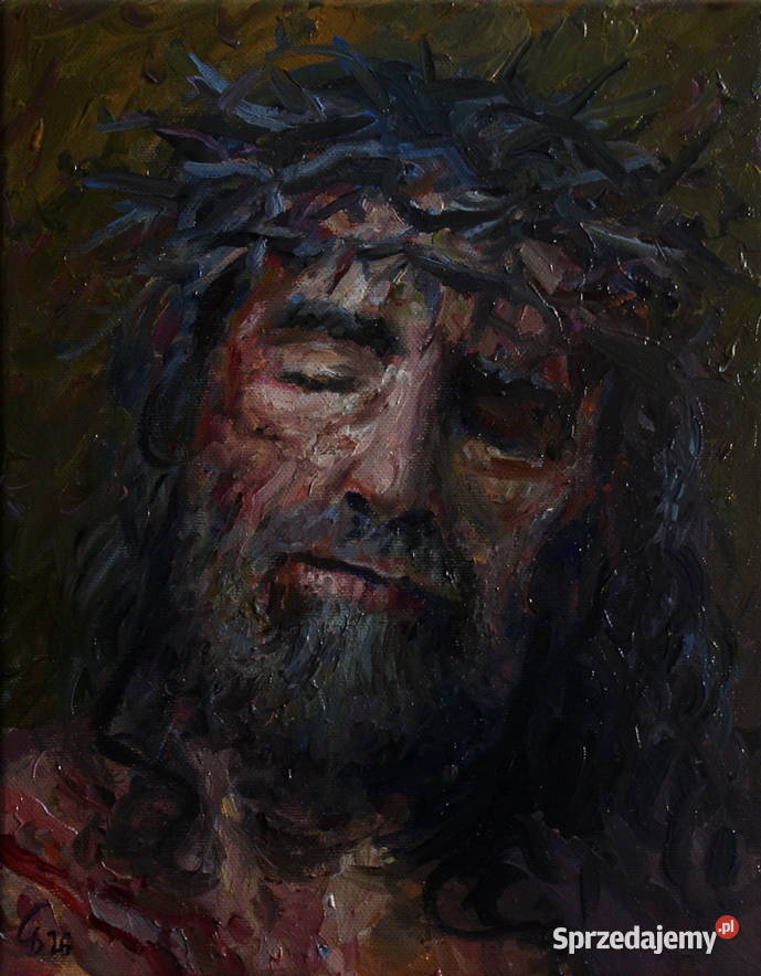 Obraz olejny Jezus Chrystus Pasja Portret 2430 podkarpackie Strzyżów
