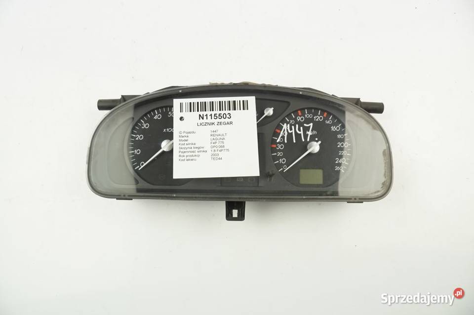 8200218868 LAGUNA 2 LICZNIK ZEGAR AUTOMAT osobowe sprzedam