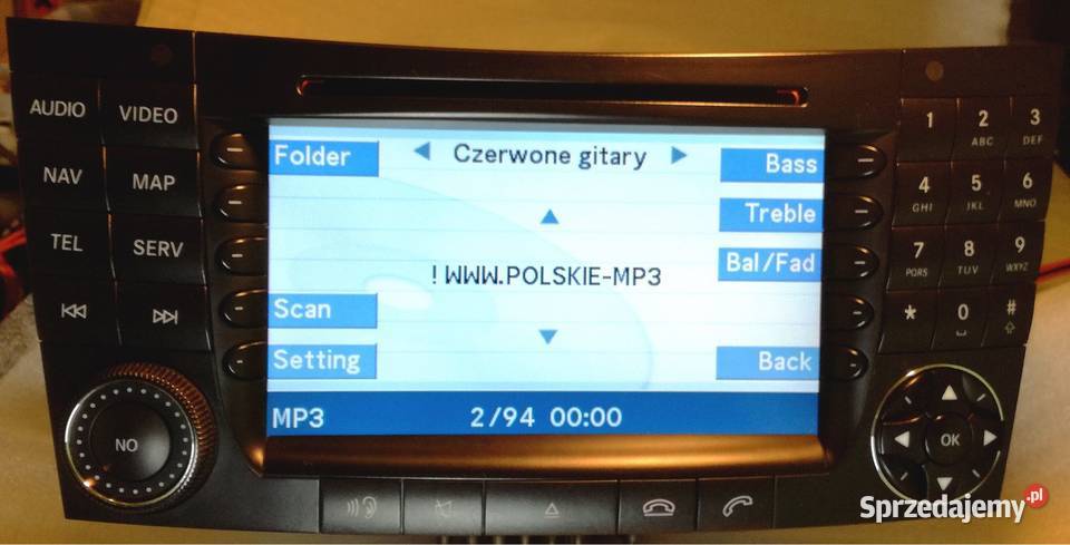 RADIO NAWIGACJA MERCEDES COMAND NTG1 Fabryczne Radioodtwarzacze wielkopolskie Konin