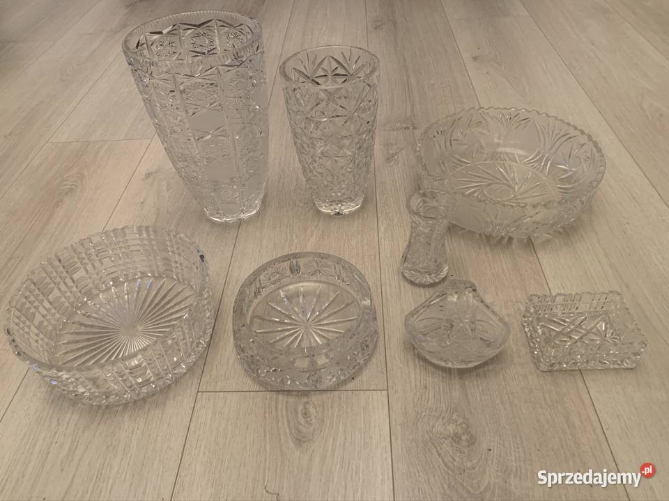 Kryształy z czasów PRL Porcelana i szkło Wrocław
