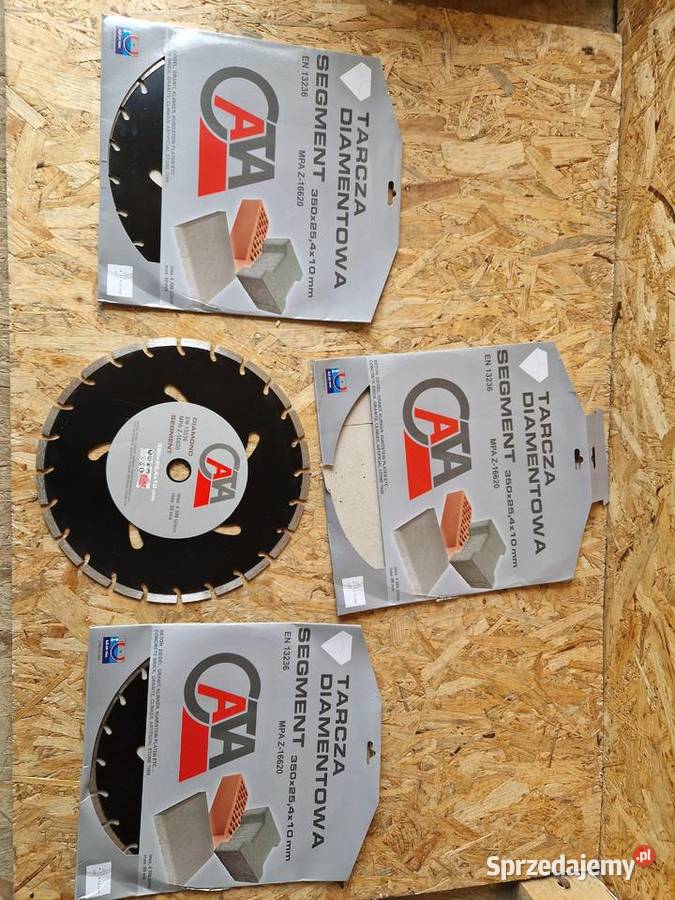 TARCZA DIAMENTOWA DO BETONU CEGŁY KOSTKI 350 MM Głogowa