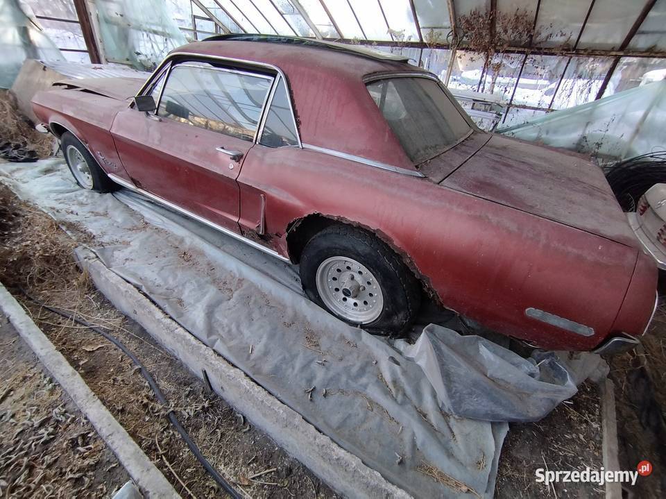 Ford Mustang 1968 uszkodzony lubelskie Lublin