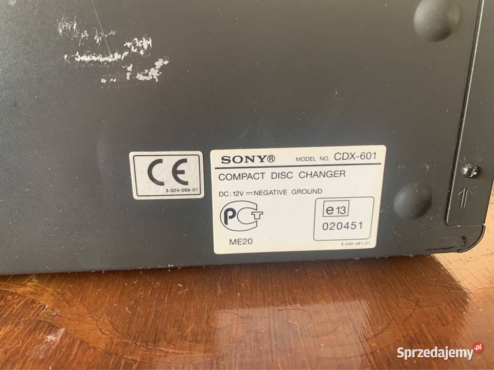Zmieniarka CD SONY CDX601 pomorskie Starogard Gdański