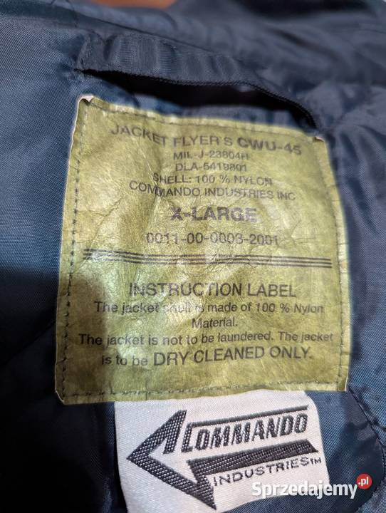 Kurtka wojskowa vintage Bomberka produkt Rozmiar XL Busko-Zdrój