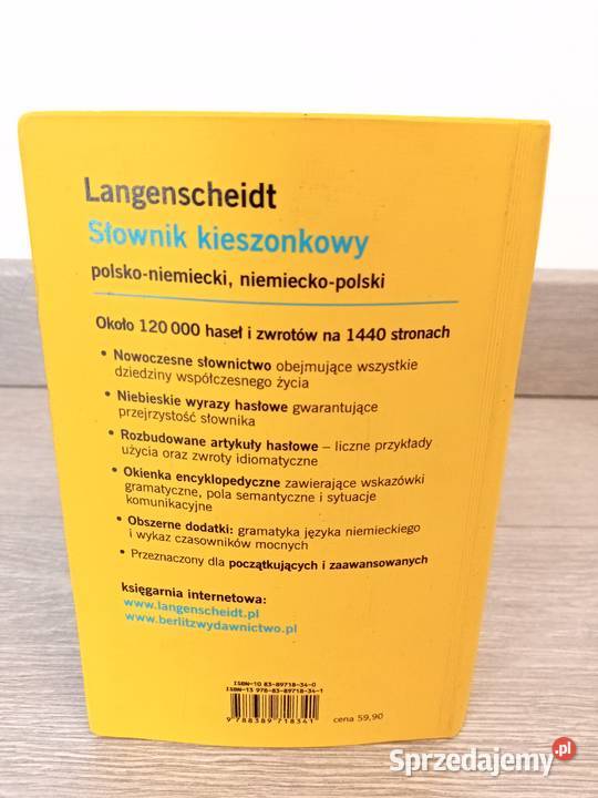 Słownik Langenscheidt polskoniem niemieckopol Wrocław