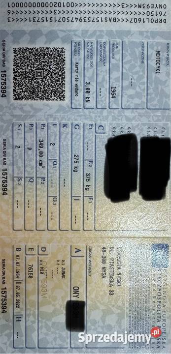 JUNAK M10 ZAREJESTROWANY biała tablica Nysa