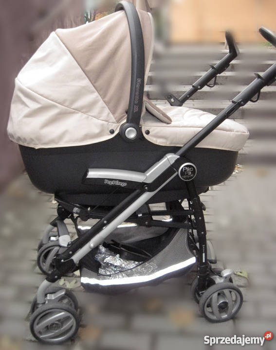 Wózek PegPerego Plico P3 zestaw 4 w 1 Aluminium Łódź