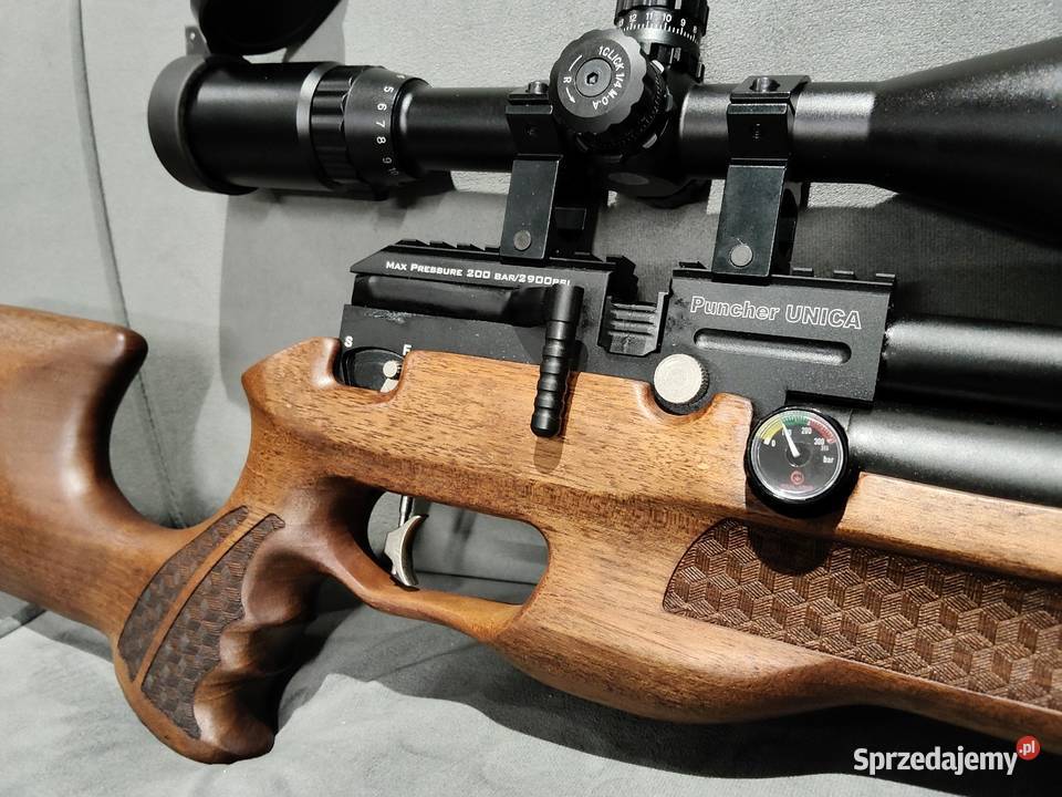 Wiatrówka PCP KRAL UNICA 55mm Regulator Luneta Sporty strzeleckie i myślistwo śląskie Częstochowa