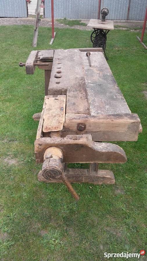 Stary stół stolarski Gorzkowice