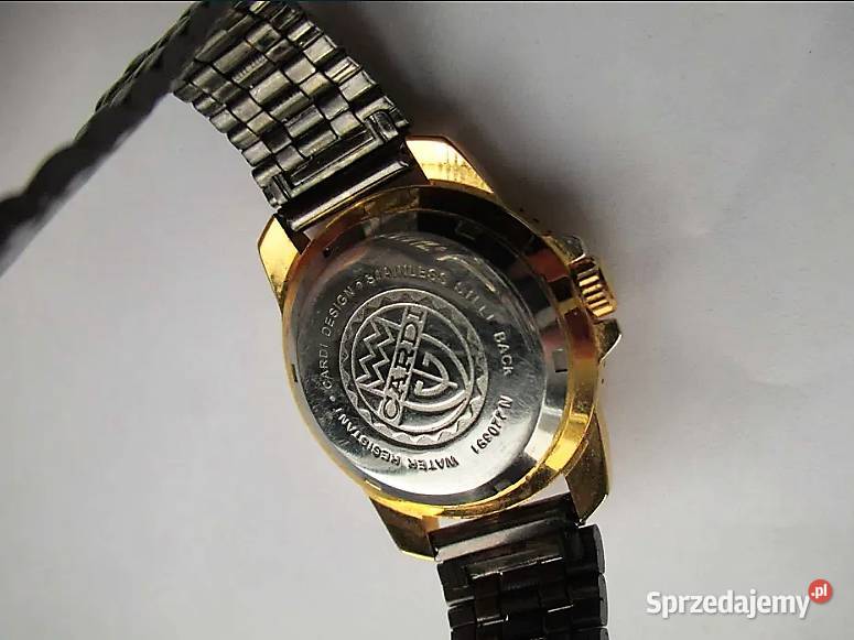 Zegarek CARDI CAPITAN GOLD AutomaticPozłacany sprzedam