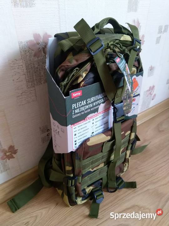 NOWY Plecak Survivalowy MORO z Niezbędnym Zabrze