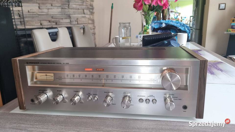 Amplituner Pioneer SX550 2x30W Top Japan Vintage łódzkie Warta sprzedam