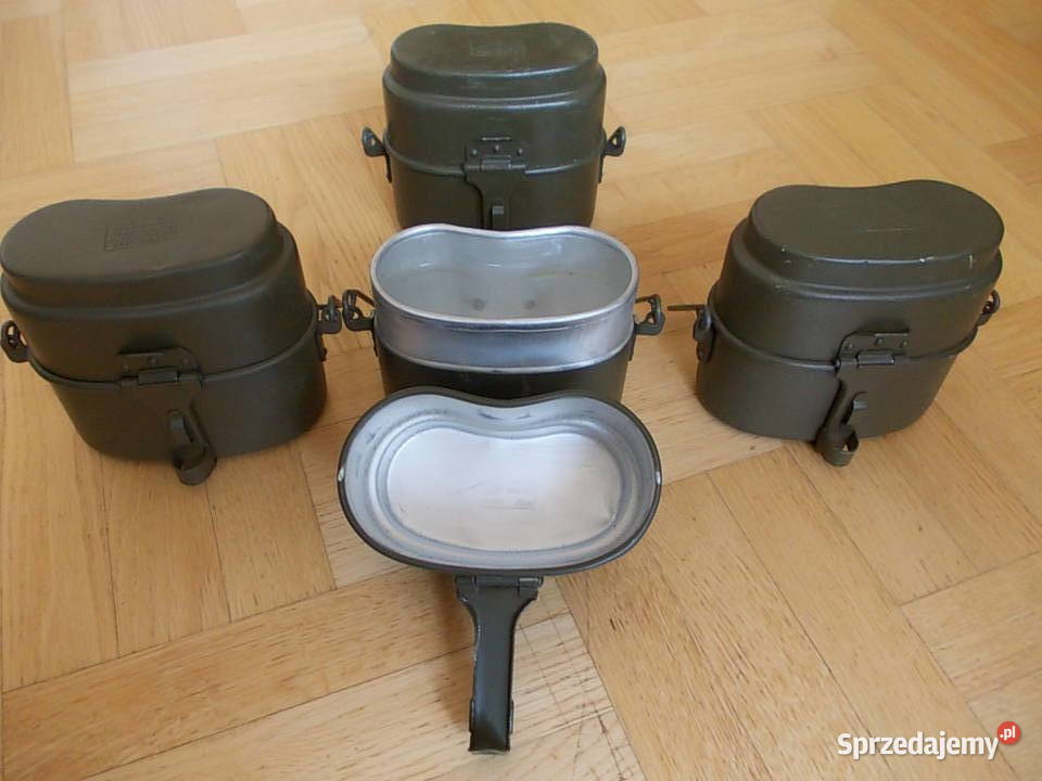 Menażka wojskowa dwu częściowa aluminiowa nowa Legionowo sprzedam