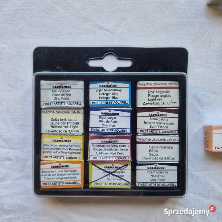 Karmański Akwarele 18 pełnych kostek NOWE Plus małopolskie
