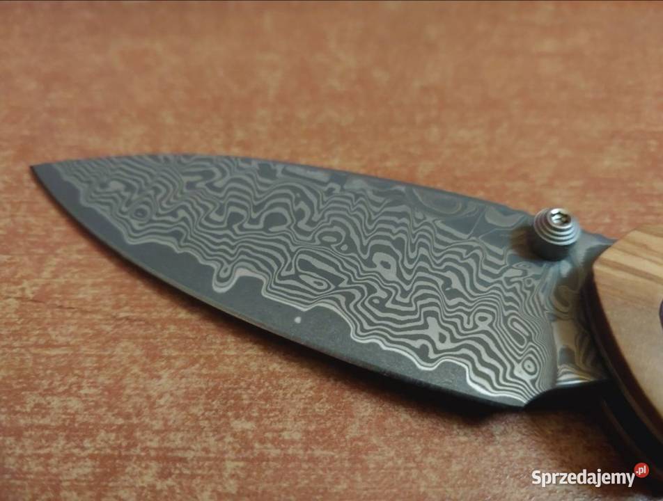 Nóż ze stali damasceńskiej Wrocław sprzedam