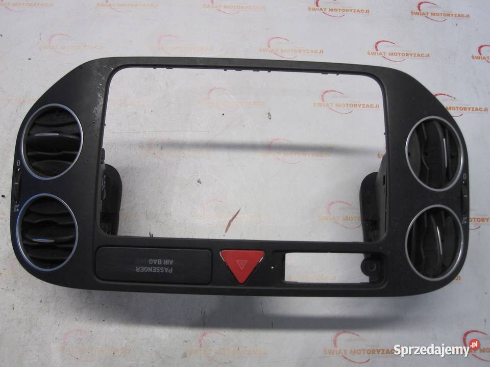 VW GOLF V PLUS 07r ramka radia kratki nawiewu