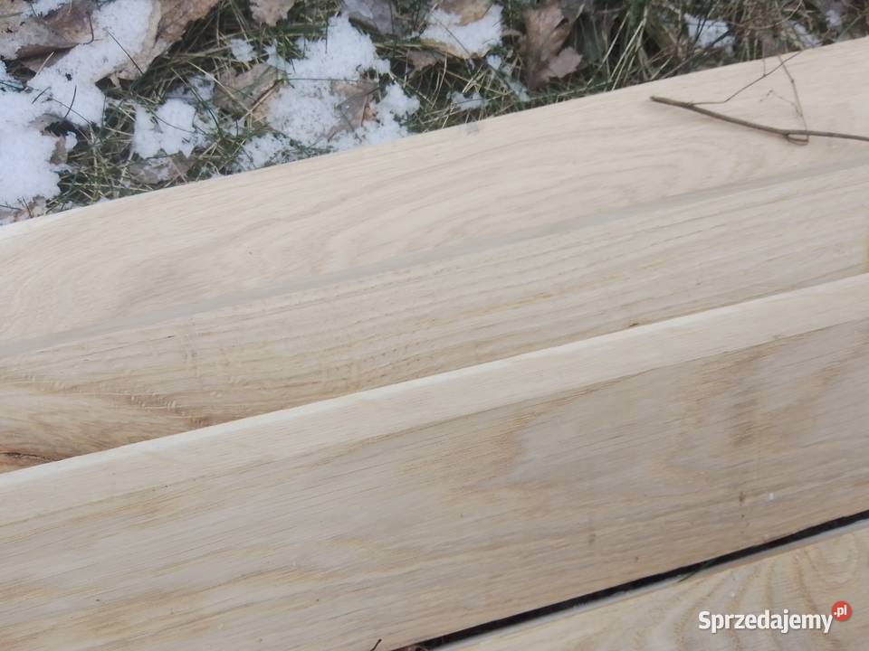 100x9x23 Deski dębowe heblowane nowe suche Gdańsk sprzedam