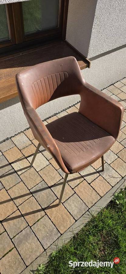Fotele 5 meblomet vintage PRL Kraków