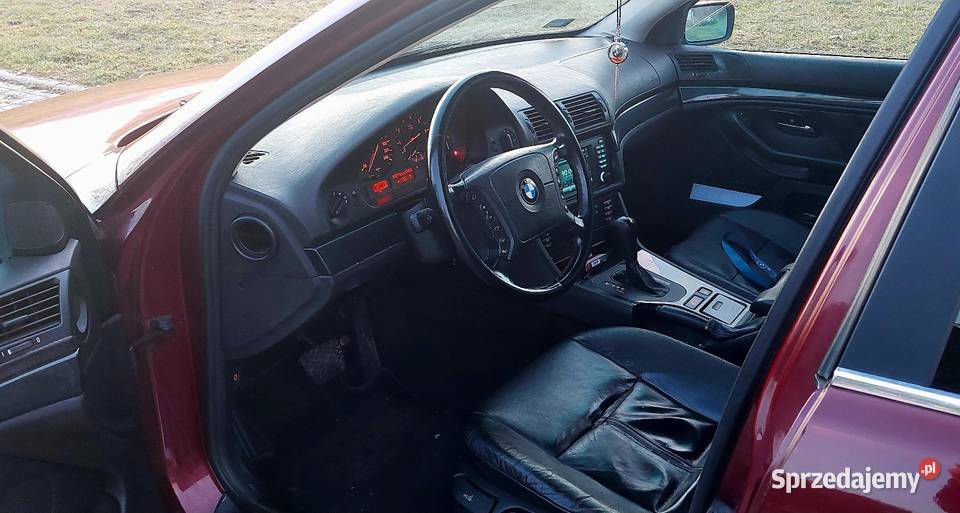 Bmw e39 25 LPG mpakiet piękna Royal Red Motoryzacja