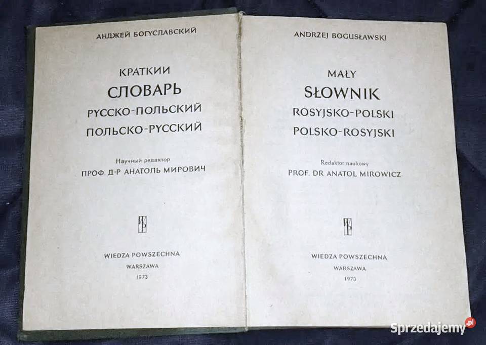 Mały słownik rosyjskopolski i polskorosyjski A lubelskie Chełm