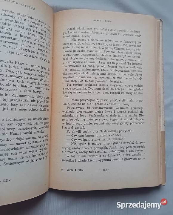 Józef Ignacy Kraszewski Serce i ręka Wyd Koźminek
