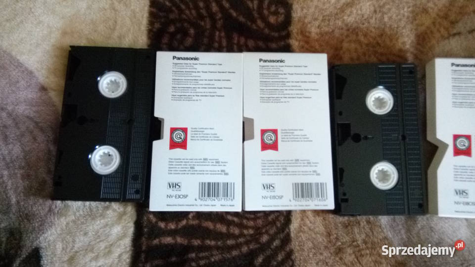 Zestaw kaset VHS Panasonic Krzeszowice sprzedam