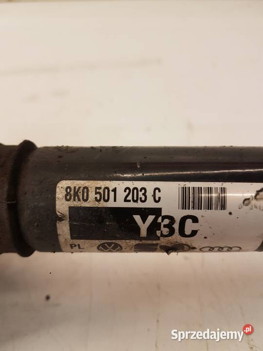 PÓŁOŚ LEWA PRAWA TYLNA AUDI A4 B8 A5 8K0501203C Przystajń