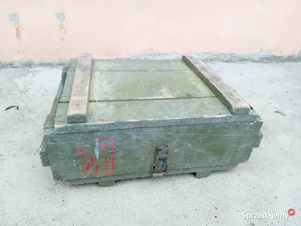 Skrzynka amunjcyjna drewniana Militaria Dębica