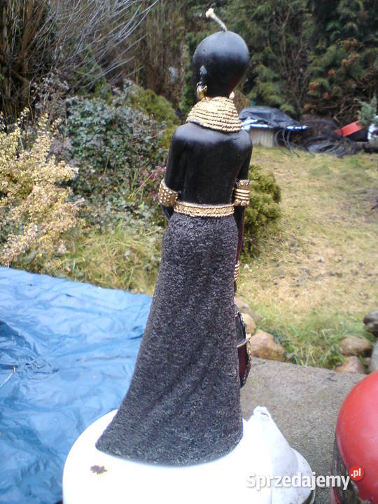 Stara figurka kobiety świeca ozdobna Aleksandrów Łódzki