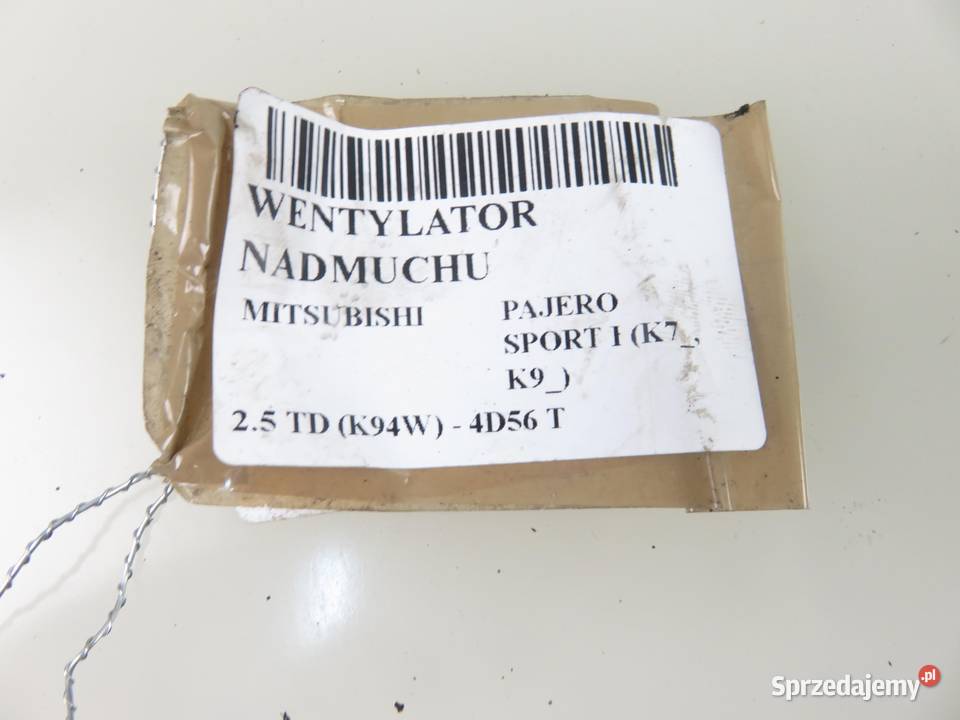 DMUCHAWA MITSUBISHI PAJERO SPORT I 1940007161 małopolskie
