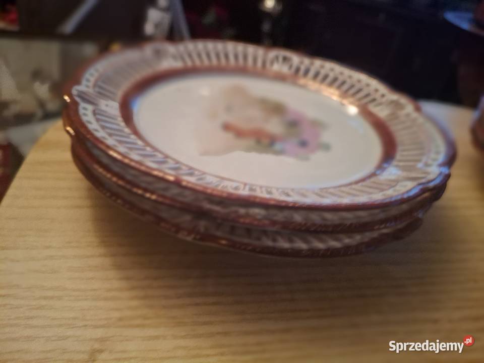 Talerzyki deserowe porcelana Warszawa