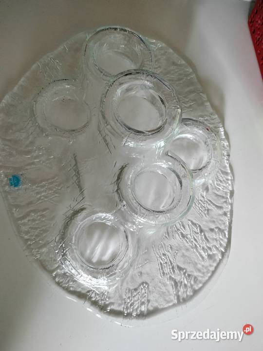 Świecznik patera lawa rzeźba Meri Lasi