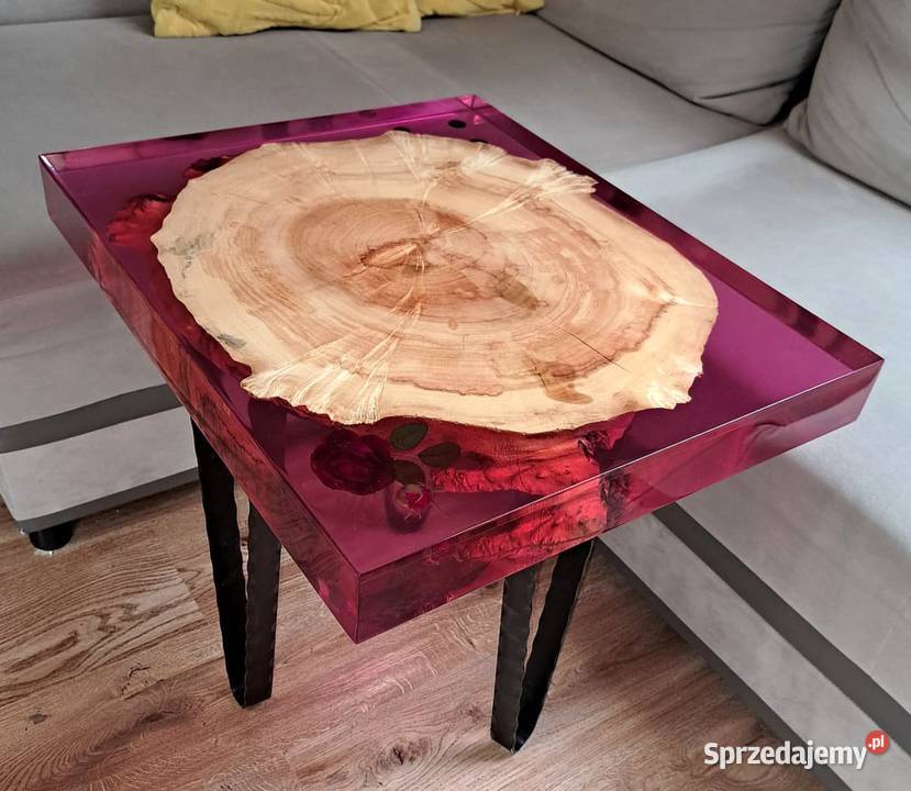 Stolik kawowy zywica klon jesionolistny Opole