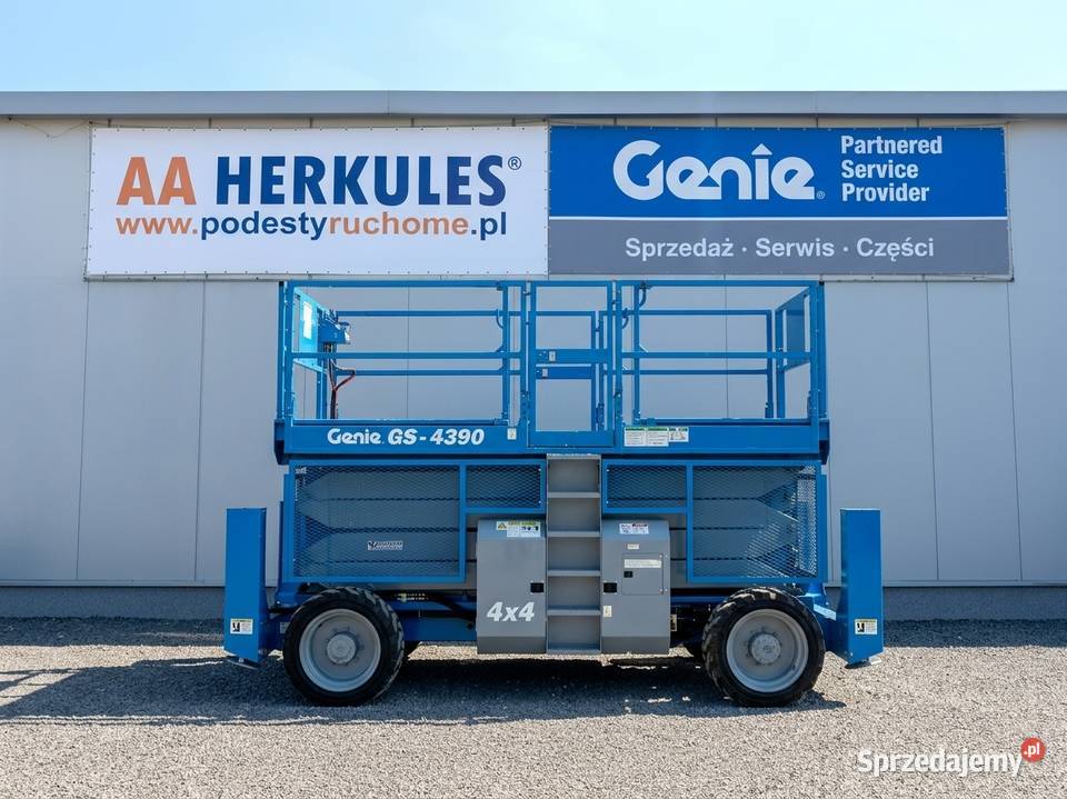 Podnośnik Nożycowy Spalinowy 4x4 Genie GS4390 RT nie Katowice