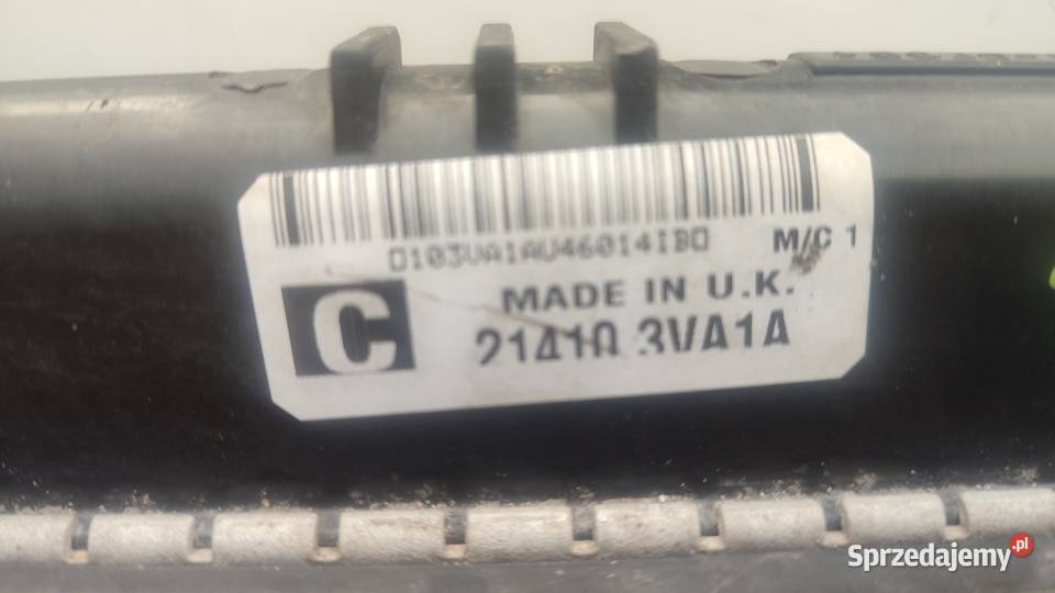 NISSAN NOTE II E12 12B ZESTAW CHŁODNICA WODY Układ chłodzenia świętokrzyskie
