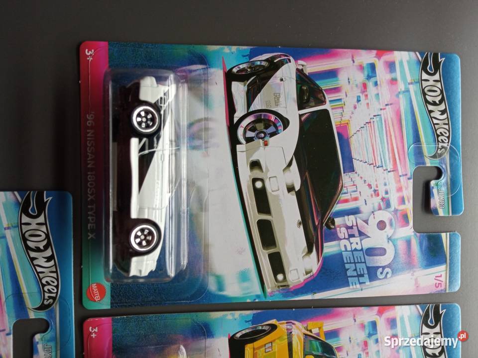 Hot Wheels 90s Street Scene Set stan perfekcyjny szary/srebrny Sosnowiec