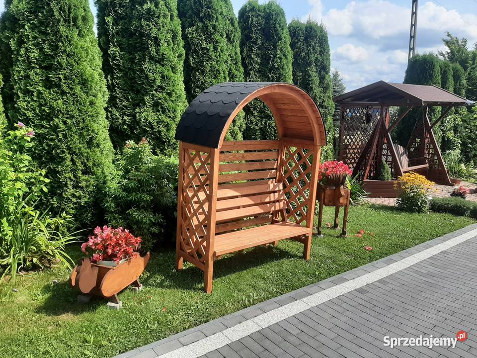 Pergola z ławką Jordanów