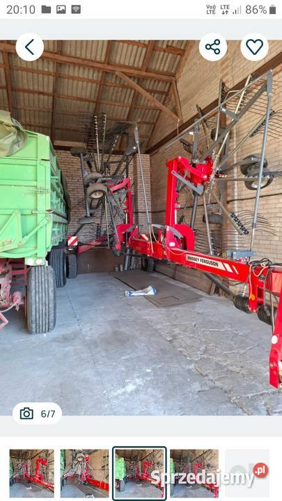 Sprzedam zgrabiarkę dwukaruzelową Piaski