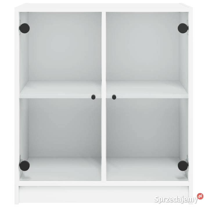 Szafka ze szklanymi drzwiami biała 68x37x755 Warszawa sprzedam