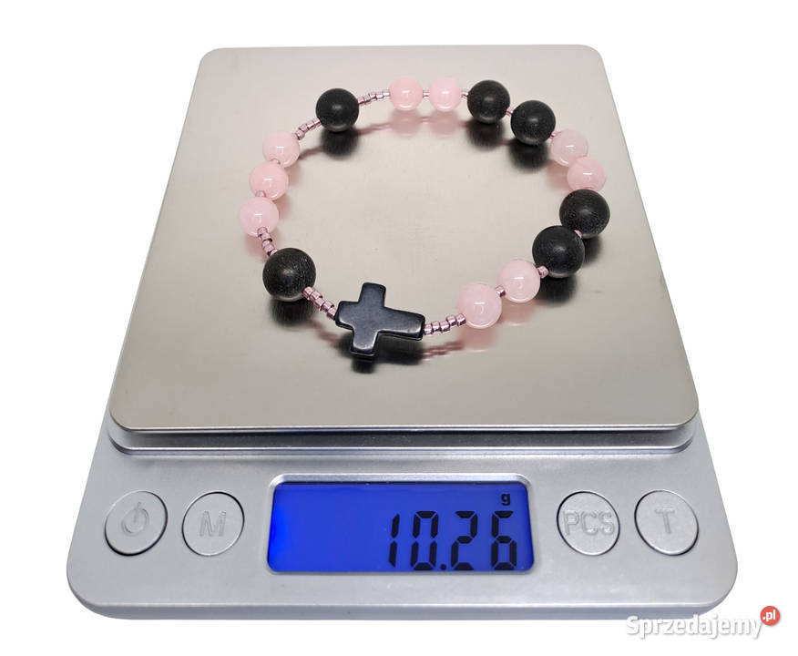 Bransoletka dziesiątka różańca BURSZTYN bałtycki mazowieckie