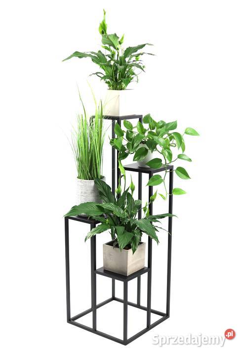 Kwietnik Metalowy Stojak na cztery kwiaty 112