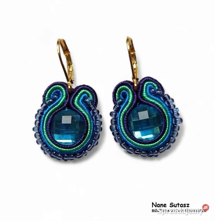 Kolczyki Sutasz rękodzieło Nane Sutasz